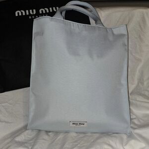 Miu Miu Beauty Light Blue Tote / Book Bag – GWP (Gift With Purchase)